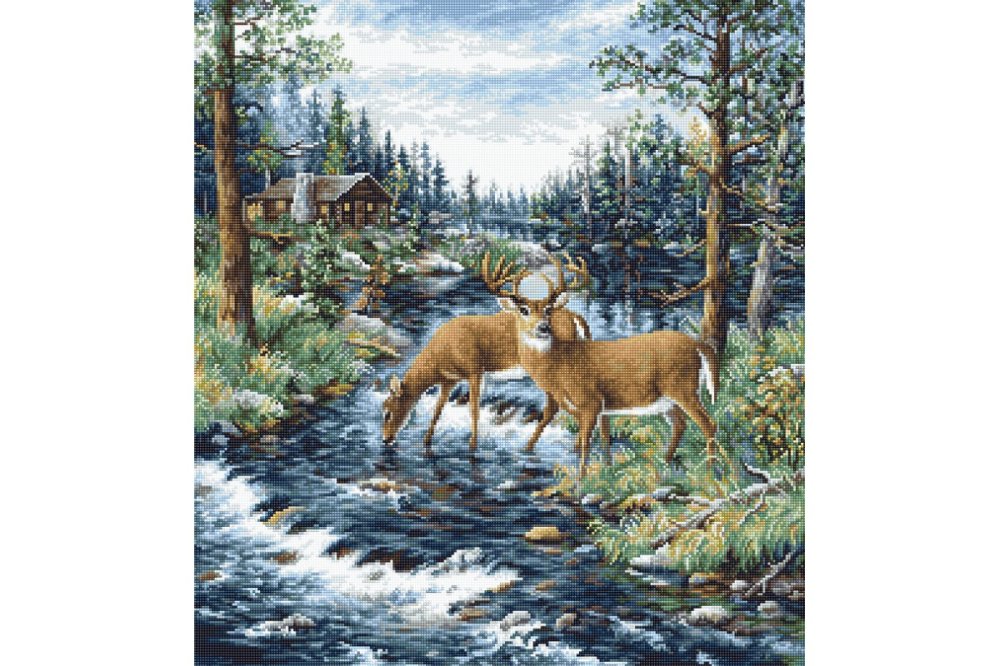 (image for) Peaceful Morning (18 count Aida)